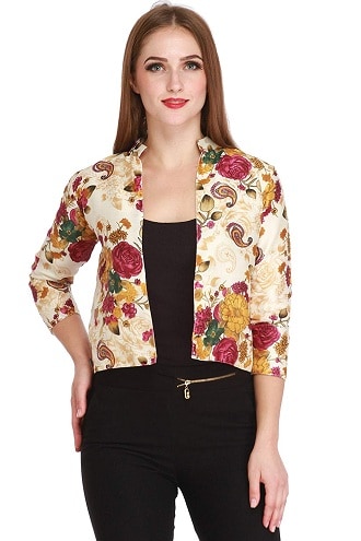 Designer Wear Floral Blazer