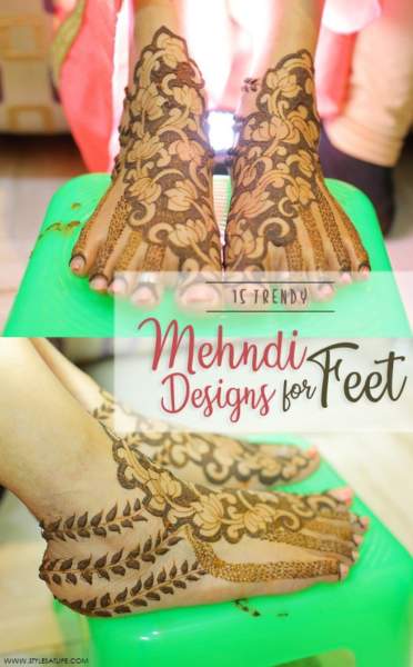 Mehndi designs til fødder