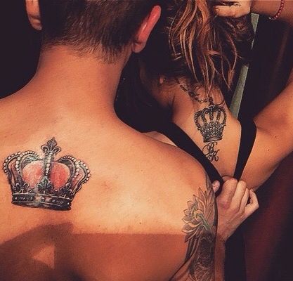 King and Queen Matching Tattoo