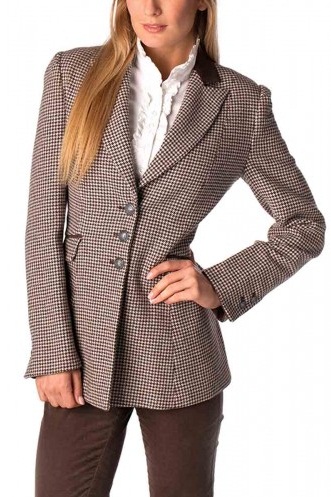 Heather Tweed Blazer jakke til kvinder