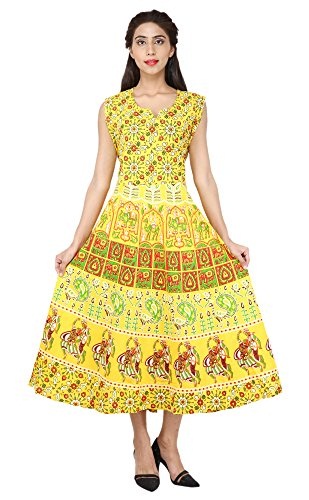 Jaipuri gul kjole