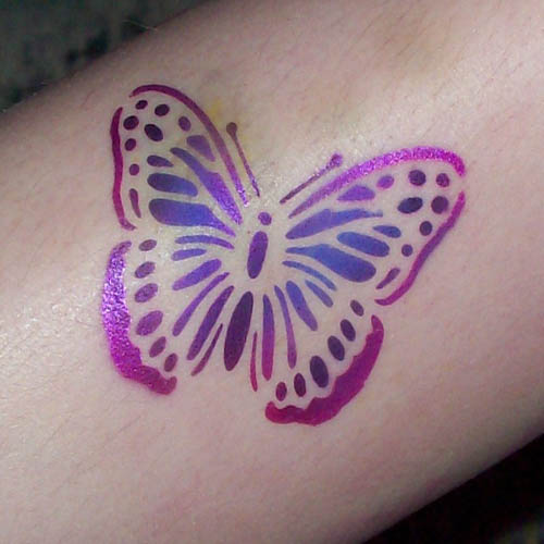 Airbrush Tattoo Design lányoknak