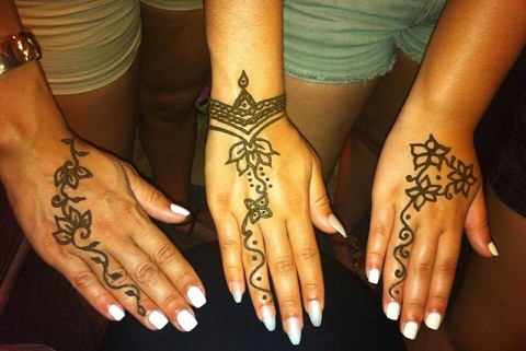 Henna Airbrush -tatoveringer