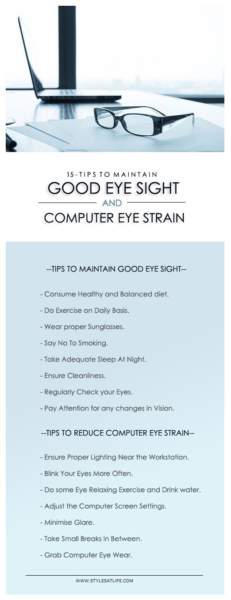tips til opretholdelse af øjens sundhed