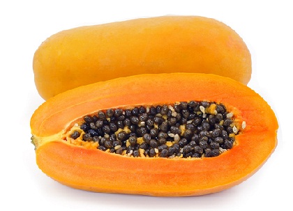 Papaya til lys hud