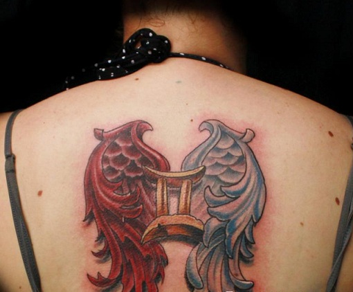 Tvillingevinger tatovering