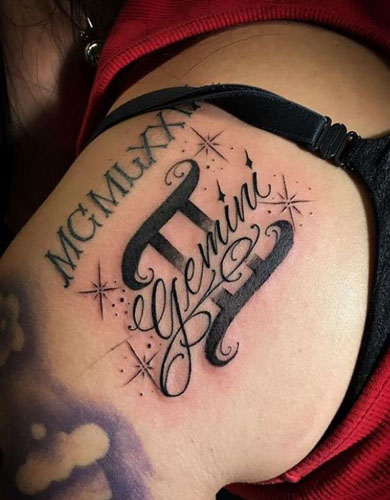 Bedste Gemini Tattoo Designs 6