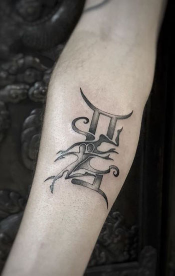 Bedste Gemini Tattoo Designs 10