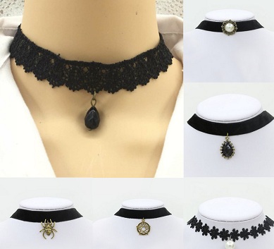 Black Velvet Choker halskæde