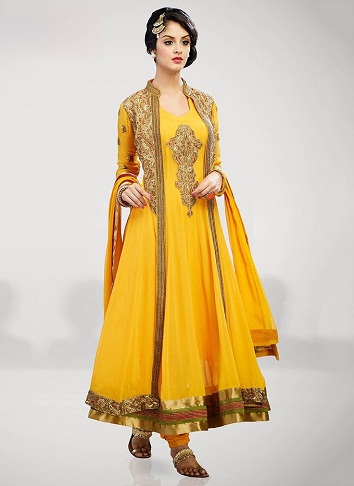 Jakke Style Anarkali Frock