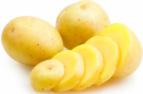 Kartoffelmiddel mod mørke cirkler