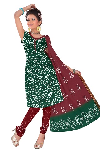 Pamut Bandhani Salwar öltöny