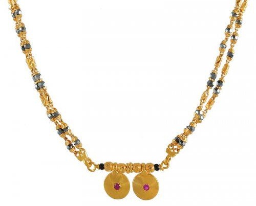 Dupla szál telugu Mangalsutra