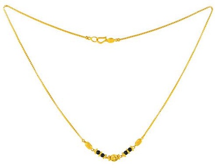 Moderniseret Mangalsutra Mangalsutra Design med korte kæder