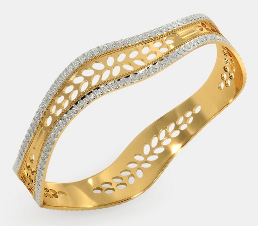 Guld- og diamantarmbånd