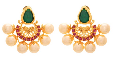 Ruby and Pearl 4 g ørering