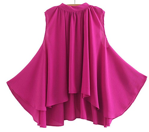Chiffon flæser Casual Top