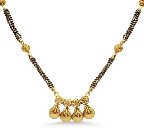 22 k arany észak -indiai Mangalsutra