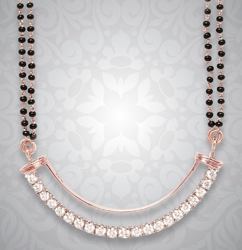 Rose Gold North Indian Mangalsutra