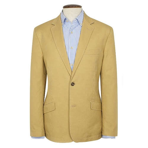Cotton Linen Blazer Mænd