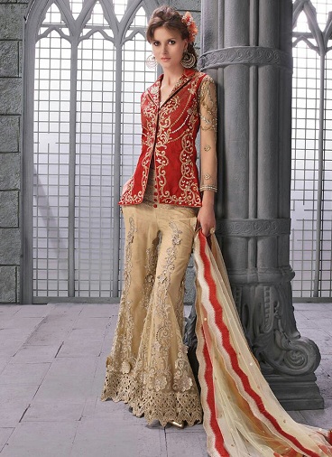 Net Palazzo Salwar Suit