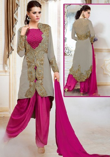 Frakke designet Salwar Kurta