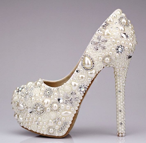 Beaded Pumps Brudesko -9