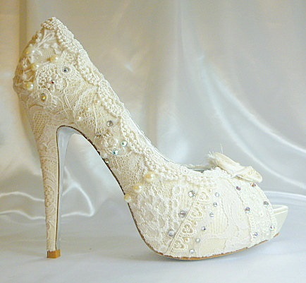 Ivory Menyasszonyi cipő