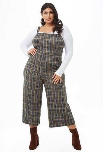 Culotte Jumpsuit Plus Size Nőnek