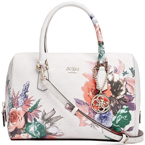 Håndtasker med blomsterprint fra Guess