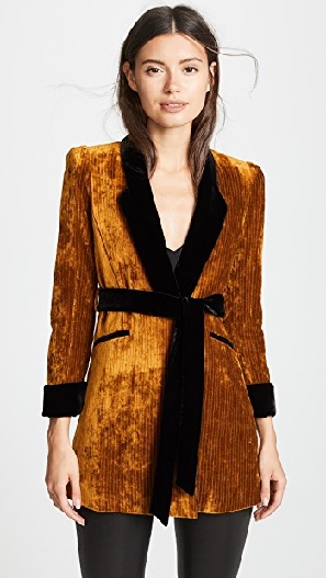 Velvet Boyfriend Blazer Women