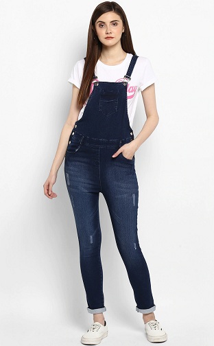 Hosszú farmer Dungaree ruha