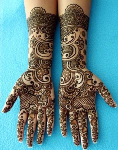 Kunstneriske Marwari Mehendi -designs