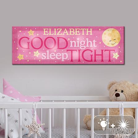 Twinkle Bright LED Sleep Well Canvas