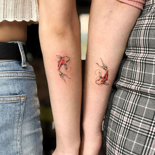 Barátság tetoválás minták 1