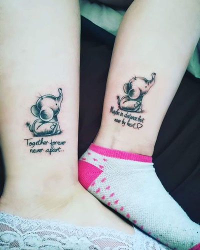 Barátság tetoválás minták 4
