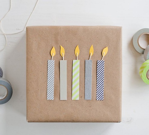 Fødselsdag Candle Wrap