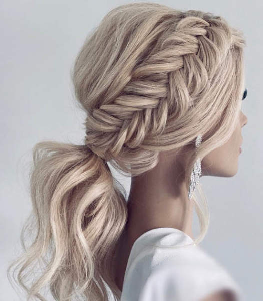 Messy Braid Hestehale