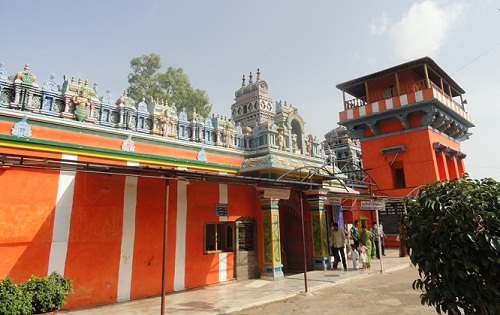 híres hanuman templom Hyderabadban