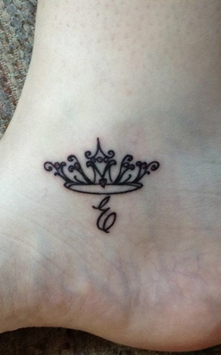 Regal E Letter Tattoo