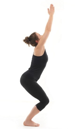Yogapositioner, der skal undgås under graviditeten Utkatasana