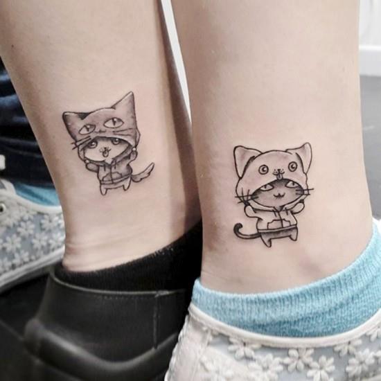 170 luovaa sisaruksen tatuointiideaa ja inspiraatiota veli sisar kissa koira