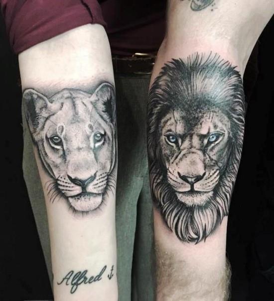 170 luovaa sisaruksen tatuointiideaa ja inspiraatiota veli sisar leijona