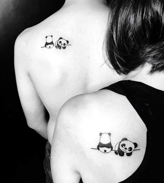 170 luovaa sisaruksen tatuointiideaa ja inspiraatiota veli sisar panda