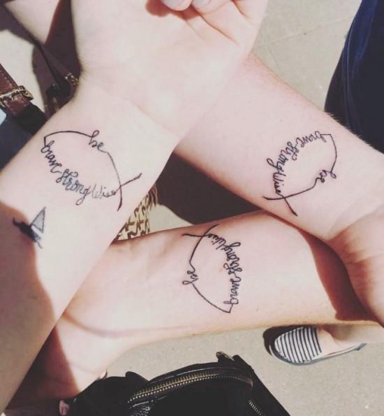 170 luovaa sisaruksen tatuointi -ideaa ja inspiraatiota kolmen sisaren tat -idea