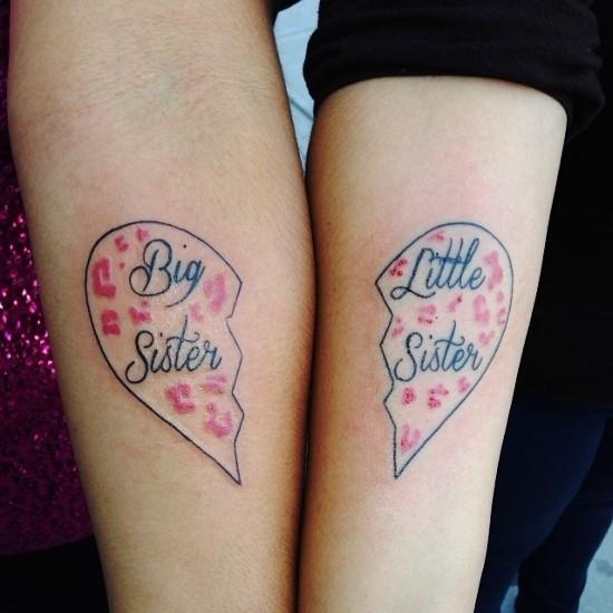 170 luovaa sisaruksen tatuointiideaa ja inspiraatiota jaettu sydämen iso pikkusisko
