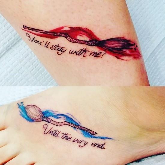 170 luovaa sisaruksen tatuointi -ideaa ja inspiraatiota Harry Potter -fanin tat sisko