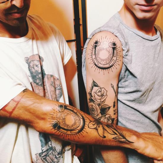 170 luovaa sisaruksen tatuointiideaa ja inspiraatiota hevosenkengän kukista onnekas veli