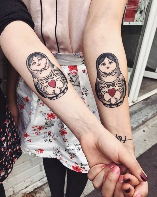 170 luova sisar tatuointi ideoita ja inspiraatiota matrjoshka nuket venäjä