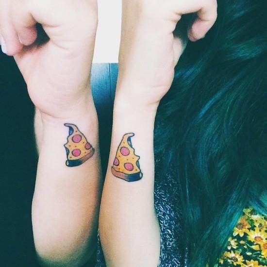 170 luovaa sisaruksen tatuointiideaa ja inspiraatiota pizzapalat hauska hauska